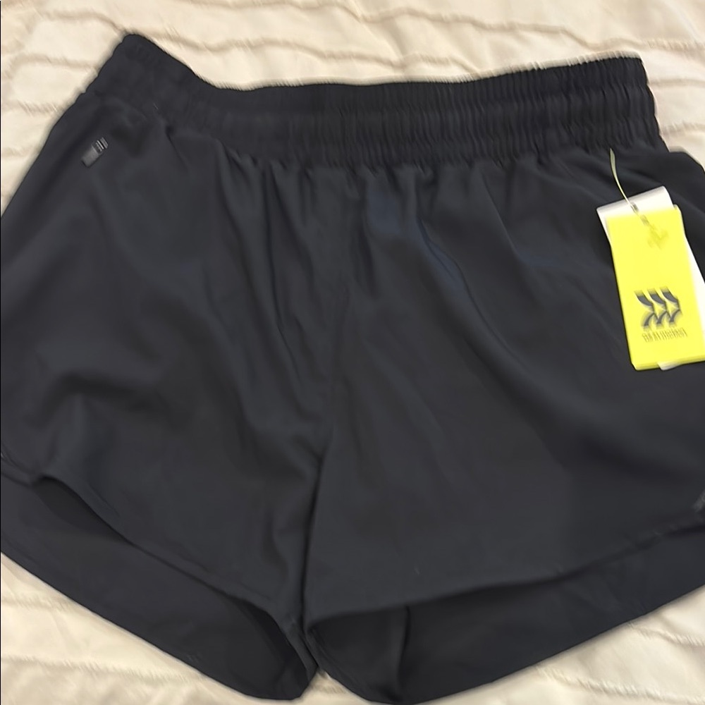 All in Motion Black Athletic Shorts Lightweight Comfort